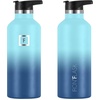image:imageIRON FLASK Sports Water Bottle  32 Oz 3 Lids Spout Lid Leak Proof Vacuum Insulated Stainless Steel Hot Cold Double Walled Thermo Mug Standard Metal Canteen