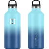 image:imageIRON FLASK Sports Water Bottle  32 Oz 3 Lids Spout Lid Leak Proof Vacuum Insulated Stainless Steel Hot Cold Double Walled Thermo Mug Standard Metal Canteen