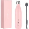 image:imageIRON FLASK 14 oz Kids Insulated Water Bottle  Vacuum Insulated Kids Water Bottle with Leakproof Straw Lid  BPA Free Sunny DayRose
