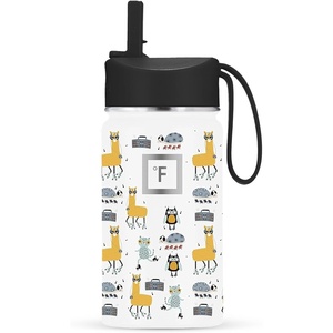 image:imageIRON FLASK 14 oz Kids Insulated Water Bottle  Vacuum Insulated Kids Water Bottle with Leakproof Straw Lid  BPA Free Sunny DayParty Town