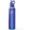 image:imageIRON FLASK 24 oz Narrow Mouth Water Bottle with StrawAurora