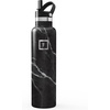 image:imageIRON FLASK 24 oz Narrow Mouth Water Bottle with StrawBlack Marquina