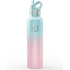 image:imageIRON FLASK 24 oz Narrow Mouth Water Bottle with StrawBubble Gum