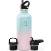 image:imageIRON FLASK 24 oz Narrow Mouth Water Bottle with StrawBubble Gum