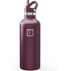 image:imageIRON FLASK 24 oz Narrow Mouth Water Bottle with StrawBurgundy