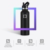 image:imageIRON FLASK 24 oz Narrow Mouth Water Bottle with StrawBurgundy