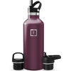 image:imageIRON FLASK 24 oz Narrow Mouth Water Bottle with StrawBurgundy