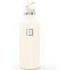 image:imageIRON FLASK 24 oz Narrow Mouth Water Bottle with StrawCashmere Cream