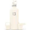 image:imageIRON FLASK 24 oz Narrow Mouth Water Bottle with StrawCashmere Cream