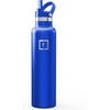 image:imageIRON FLASK 24 oz Narrow Mouth Water Bottle with StrawCobalt