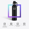 image:imageIRON FLASK 24 oz Narrow Mouth Water Bottle with StrawDark Rainbow