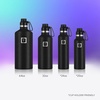 image:imageIRON FLASK 24 oz Narrow Mouth Water Bottle with StrawDark Rainbow