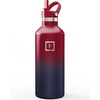 image:imageIRON FLASK 24 oz Narrow Mouth Water Bottle with StrawDark Rainbow