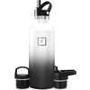 image:imageIRON FLASK 24 oz Narrow Mouth Water Bottle with StrawDay  Night
