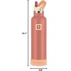image:imageIRON FLASK 24 oz Narrow Mouth Water Bottle with StrawDream Sunset