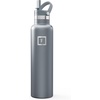 image:imageIRON FLASK 24 oz Narrow Mouth Water Bottle with StrawGraphite