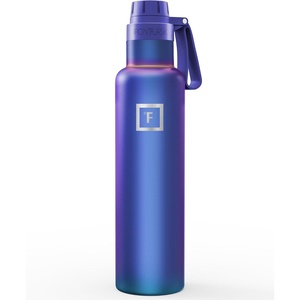 image:imageIRON FLASK 24 oz Narrow Mouth Water Bottle with StrawAurora